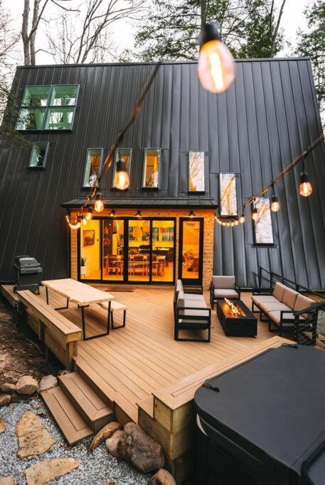 Dunlap Hollow A-Frame Rockbridge Экстерьер фото