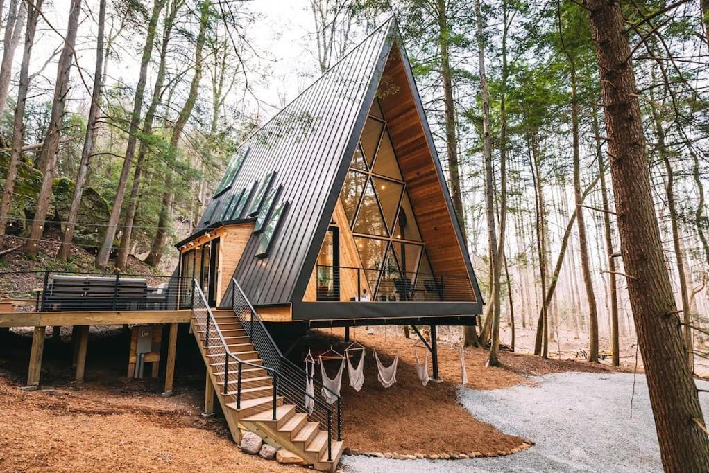 Dunlap Hollow A-Frame Rockbridge Экстерьер фото