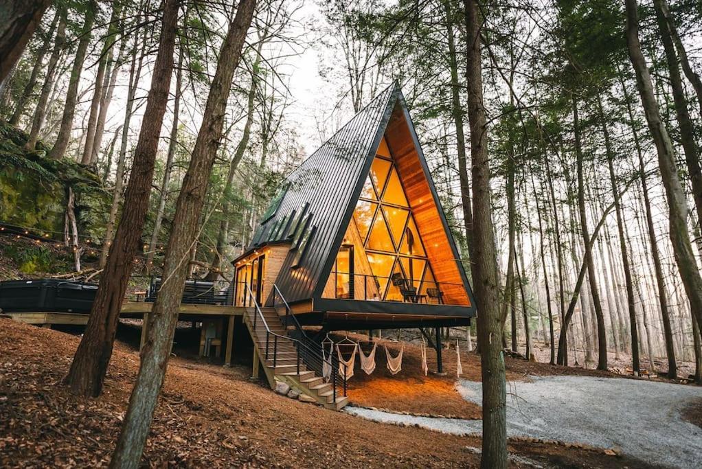 Dunlap Hollow A-Frame Rockbridge Экстерьер фото